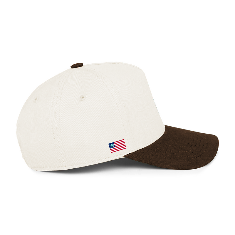 Coastal Hat - Bone/Brown