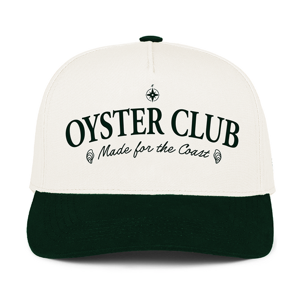 Coastal Hat - Bone/Green