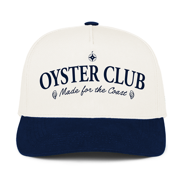 Coastal Hat - Bone/Navy