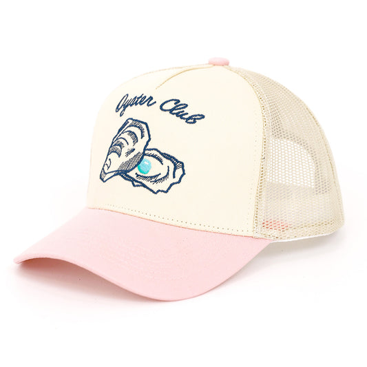 Logo Hat - Bone/Pink