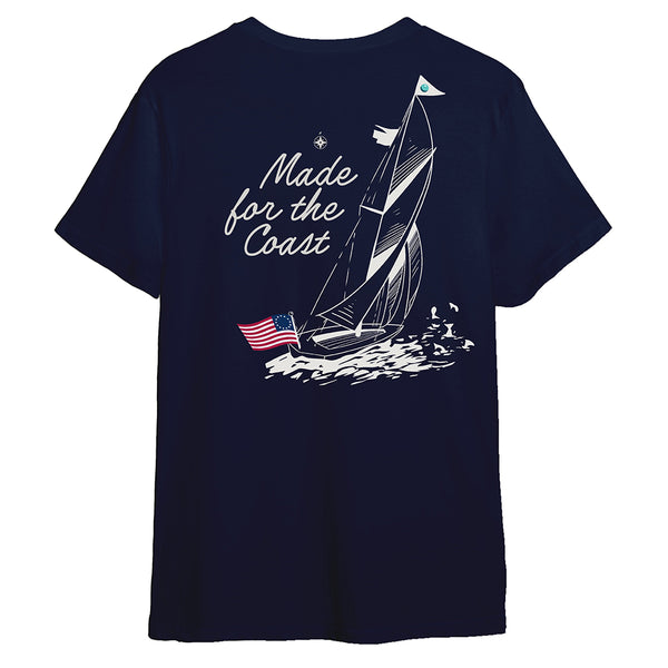 Sailboat T-Shirt - Navy